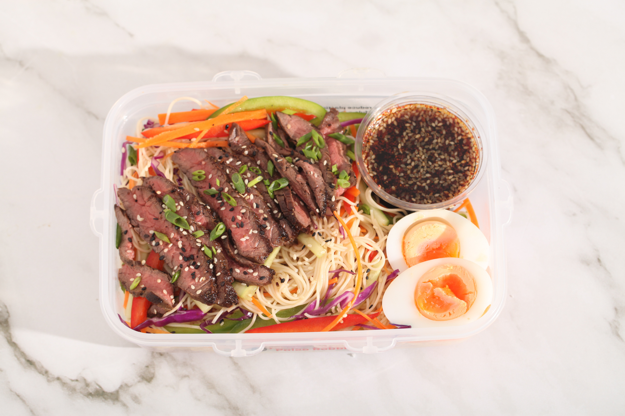 Grass-fed Rump & Somen Noodle Salad